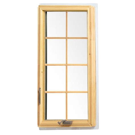 andersen      white  series casement wood window  white exterior