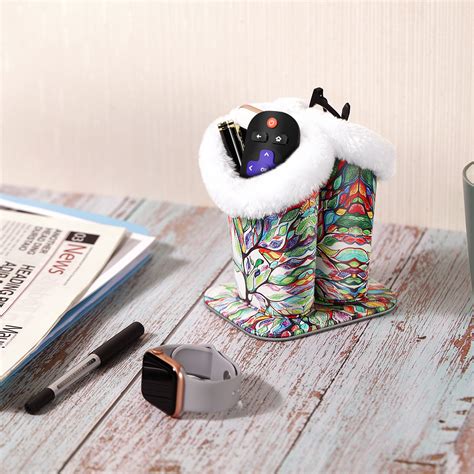 double eyeglass cover stand holder glasses case with magnetic base