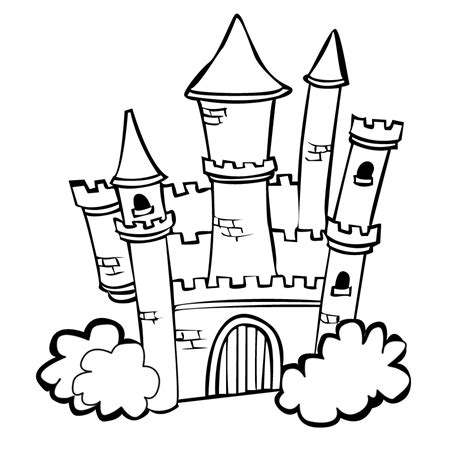 coloring page  disney castle  crafter files