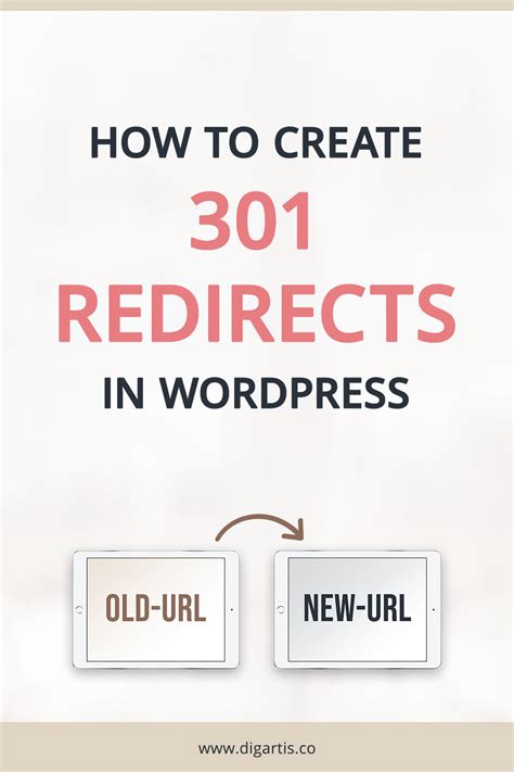 How To Create 301 Redirects In Wordpress Digartis