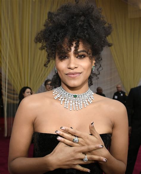 zazie beetz celebrities in drugstore beauty products at the oscars