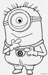 Despicable Coloring Pages Minion Minions Drawing Template Printable Kids Cool2bkids Drawings Paintingvalley sketch template