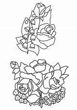 Coloring Pages Flower Valley Lily Bud Preschool Roses Drawing Getdrawings Rose Template Lilies sketch template