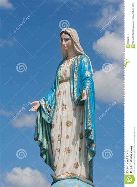 The Blessed Virgin Mary In Front Of The Roman Catholic