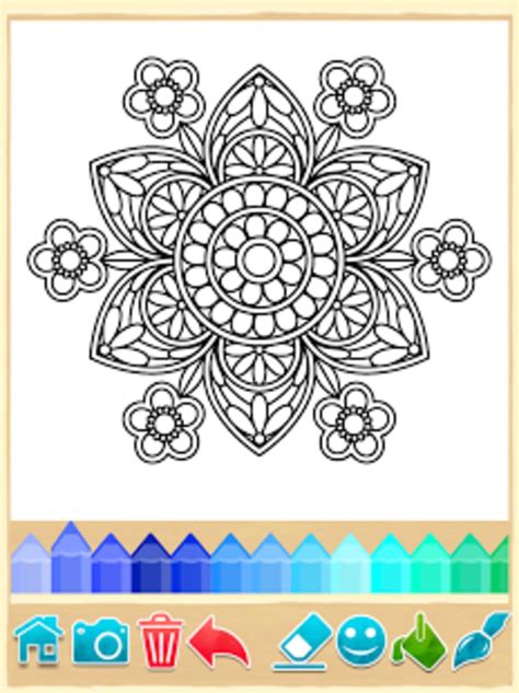 mandala coloring pages  android descargar
