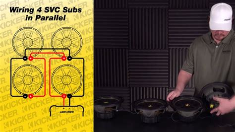 subwoofer wiring  svc subwoofers wired  parallel youtube