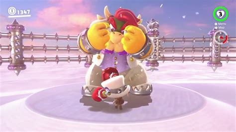 Cloud Kingdom Bowser Battle Super Mario Odyssey