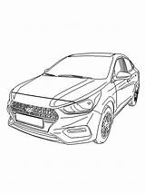 Hyundai Coloring Pages Printable sketch template