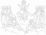 Coloring Pages Icon Sermon Mount Catholic Getdrawings Getcolorings Colori Colorings sketch template