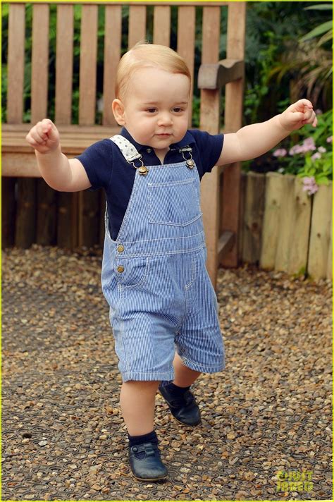 prince george    cute walking toddler   birthday official pic photo