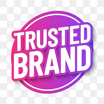 trusted brand png vector psd  clipart  transparent background