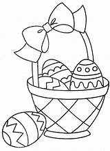 Easter Coloring Pages Bunny Printable Tracing Kids Colouring Baskets sketch template