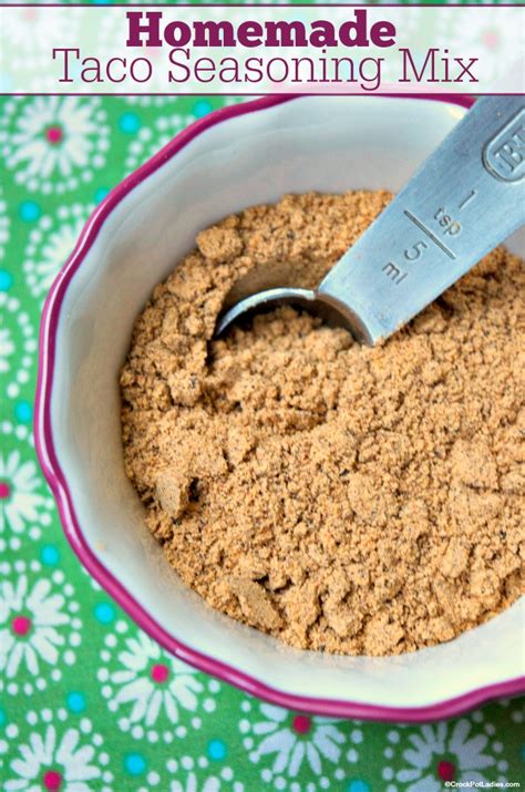 homemade taco seasoning mix crock pot ladies