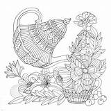 Coloring Pages Instagram Adult Pot Colouring Printable Color Kids Adults Coffee Pikore Books Getcolorings Getdrawings För sketch template