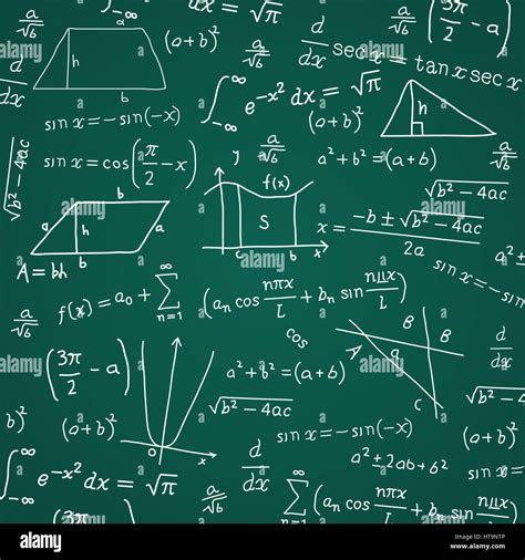 math formula blackboard calculation vector illustration cartoon stock photo alamy