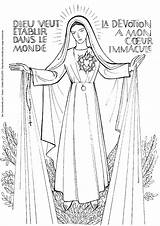 Sainte Vierge Coloriages Apparitions Fatima sketch template