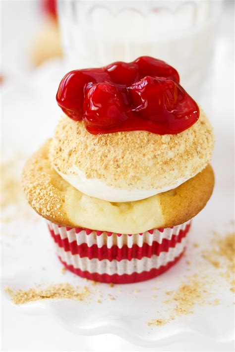 Cherry Cheesecake Cupcakes You Can Eat With Your Hands Huffpost