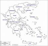 Grecia Grece Antica Muta Cartina Crete sketch template