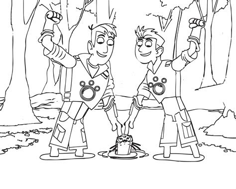 wild kratts coloring pages   coloringfoldercom   wild