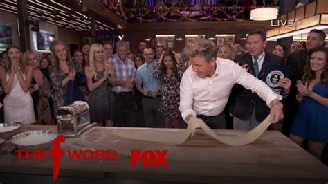 gordon ramsay attempts to set a world record for pasta