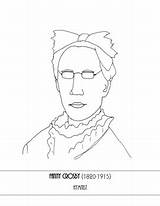 Coloring Fanny Crosby Simple Study Heritage American Girls sketch template