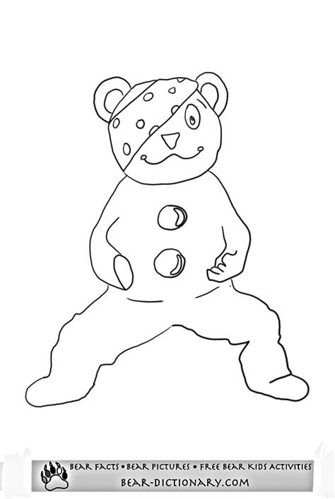 children   pudsey bear coloring pagetobys children