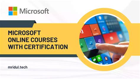 microsoft  courses  certification mridultech
