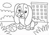 Puppy Coloringpagesonly sketch template