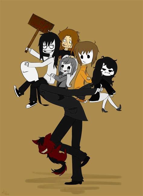 onward slenderman xd i think sally and ticci toby are