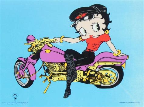 Betty Boop Original Animation Art Sericel Cel Harley