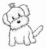 Coloring Pages Dog Puppy Cute Yorkie Maltese Color Kids Labradoodle Drawing Dogs Printable Small Puppies Sheets Ausmalbilder Print Book Colouring sketch template