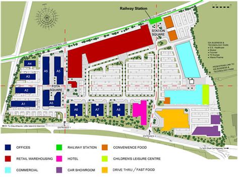 development map fota retail business park carrigtwohill  cork