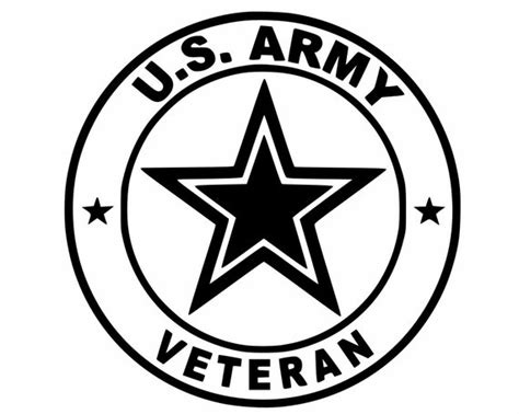 Army Veteran Decal Long Life Outdoor Vinyl Decal Proudly