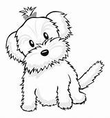 Coloring Pages Cute Puppy Dog Yorkie Color Labradoodle Kids Maltese Dogs Printable Puppies Ausmalbilder Print Colouring Cats Cartoon Drawing Cool sketch template