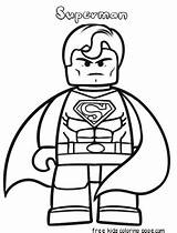 Coloring Lego Pages Superman Print Printable Movie Kids Clipart Sheet Colouring Superhero Total Views Colring sketch template