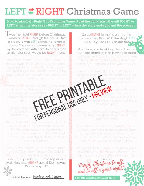 printable left  christmas game printable world holiday