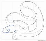 Python Ball Drawing Draw Snake Step Drawings Supercoloring Tutorials Sketch Tutorial Coloring sketch template