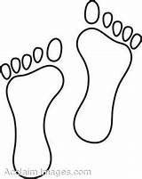 Footprint Clipart Footprints Clip Foot Bigfoot Set Clipartmag Tags sketch template