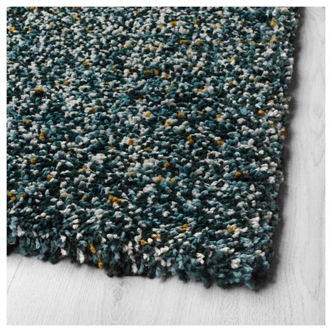 vindum rug high pile blue green     ikea rug high pile rug rugs