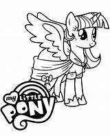 Coloring Pony Little Unicorn Twilight Princess Topcoloringpages Print sketch template