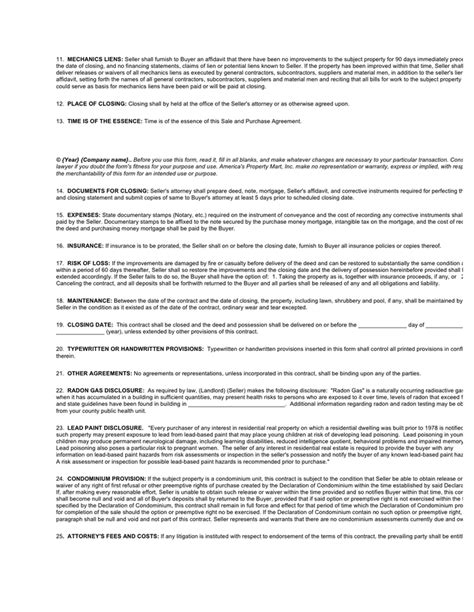 agreement  sell real estate template  word   formats page