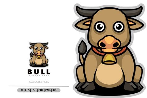 bull mascot cartoon
