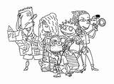 Coloring Thornberrys sketch template