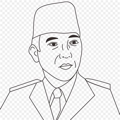 gambar ilustrasi presiden soekarno gambar png gambar vektor soekarno