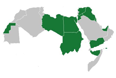 Arab States Both Recognized And Unrecognized Maps On The Web