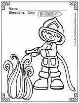 Preschool Clipartmag Getcolorings Deal Lesson Firefighter sketch template