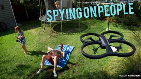 spying  people   drone youtube