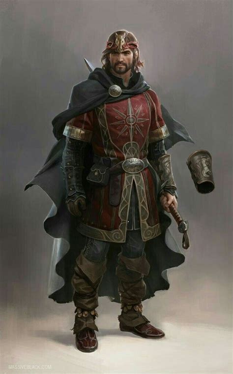 Human Male Ranger Fantasy Characters Concept Art Characters