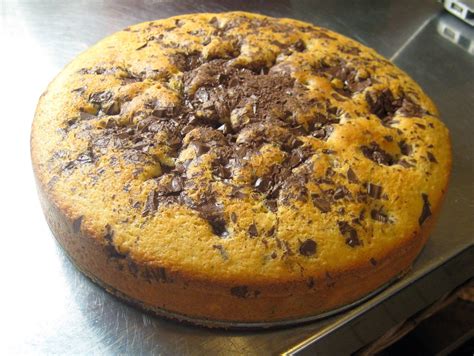 lauras gourmandises quick  easy chocolate chip cake