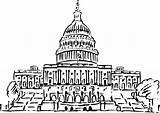 Senate House Clipart Drawing Representatives Clipground sketch template